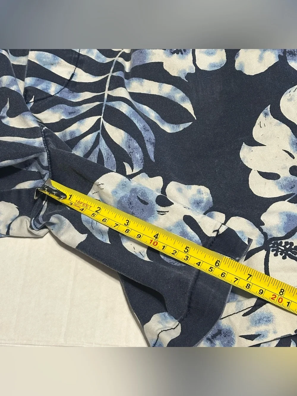 American Eagle Outfitters Navy Tropical Floral Swim Shorts